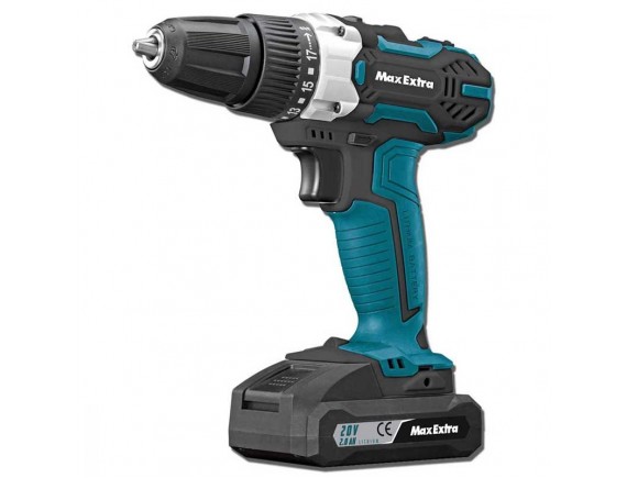 MAXEXTRA MXP2050 AKÜLÜ MATKAP VİDALAMA 20V 2.0 Ah